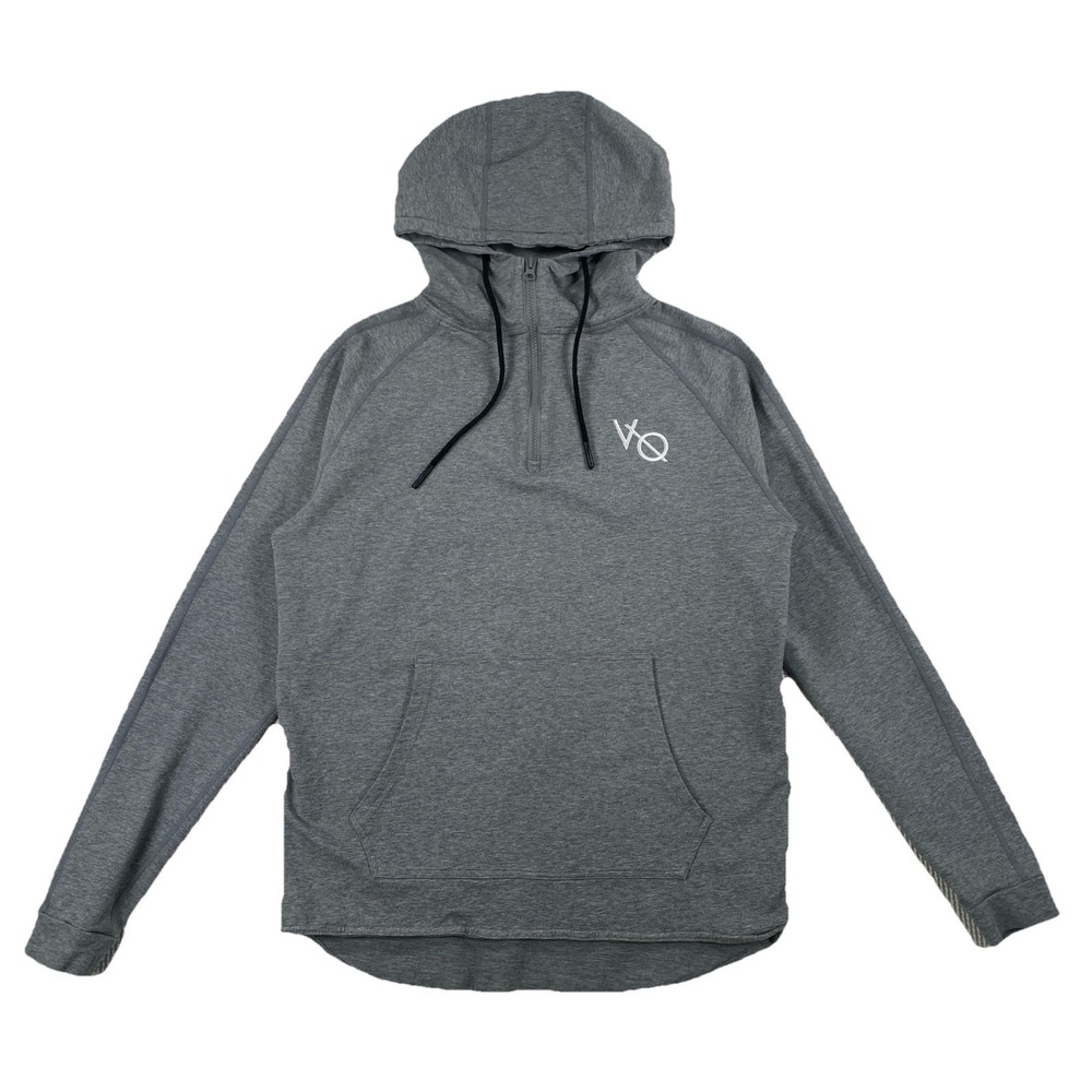 Vanquish Fitness London VQ Eclipse 1/4 Zip Pullover Gray Men's XL